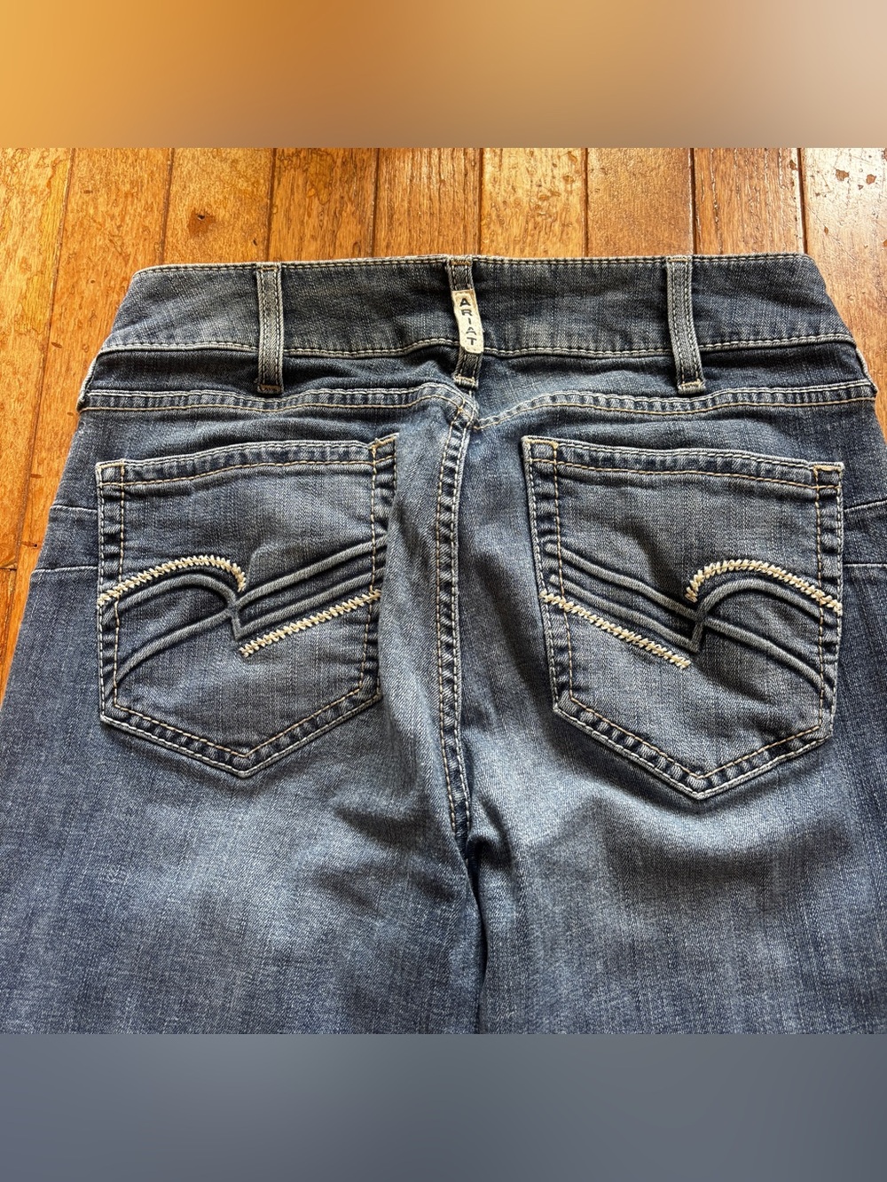 Womens Ariat Real Denim Perfect Rise Straight jeans size 30S - Picture 8 of 10